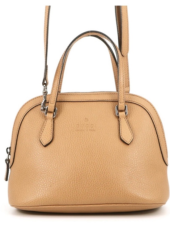 Gucci Handbags - 🤎 Gucci Pebbled Leather Dome Crossbody Satchel Bag Beige Nude Authentic COA